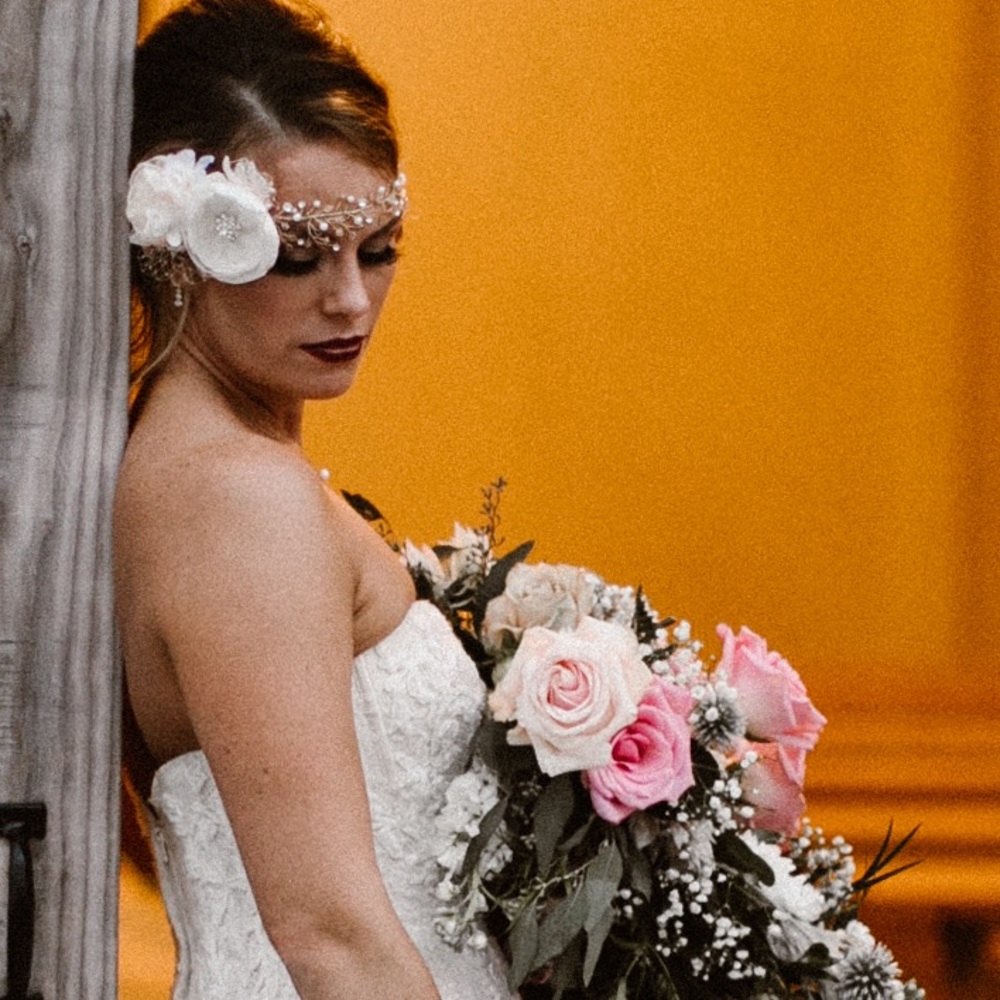Bel Aire Bridal boho floral headband